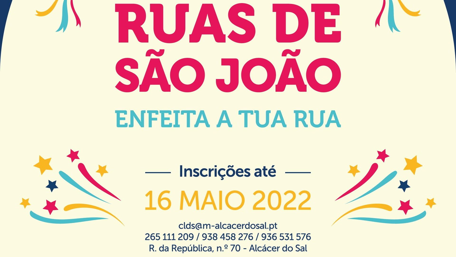 Inscrições para “Ruas de São João” Abertas até 16 de Maio