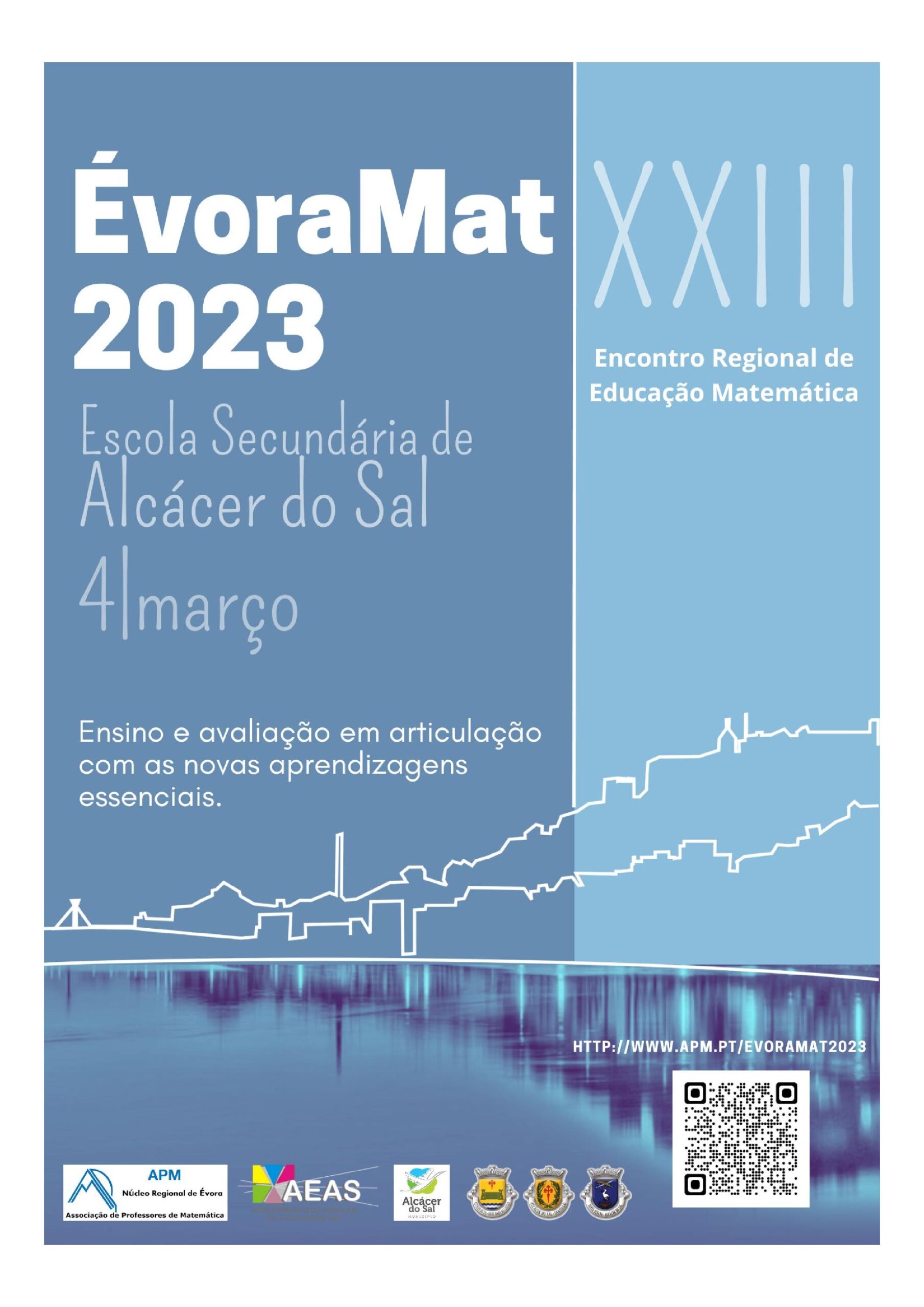 Alcácer do Sal vai receber XXIII Encontro Regional de Educação Matemática – Évoramat20...