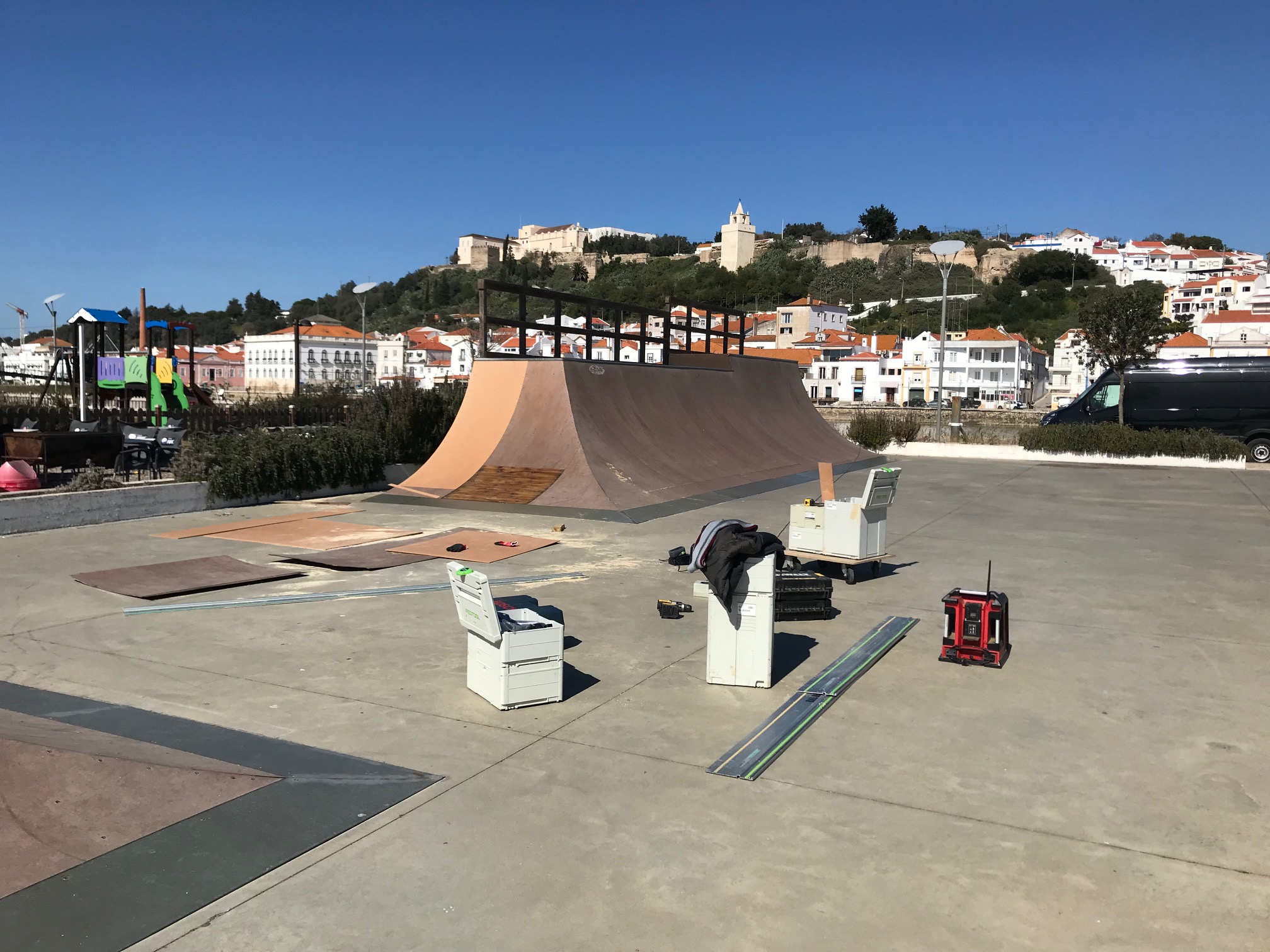 Skateparque de Alcácer do Sal foi alvo de trabalhos de manutenção