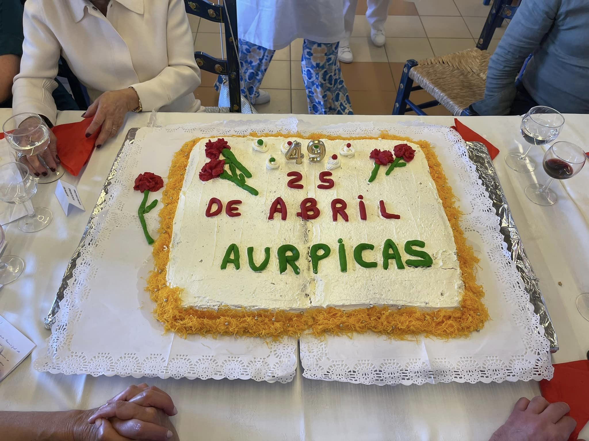 AURPICAS CELEBRA O 49.º ANIVERSÁRIO DO 25 DE ABRIL COM ALMOÇO-CONVÍVIO