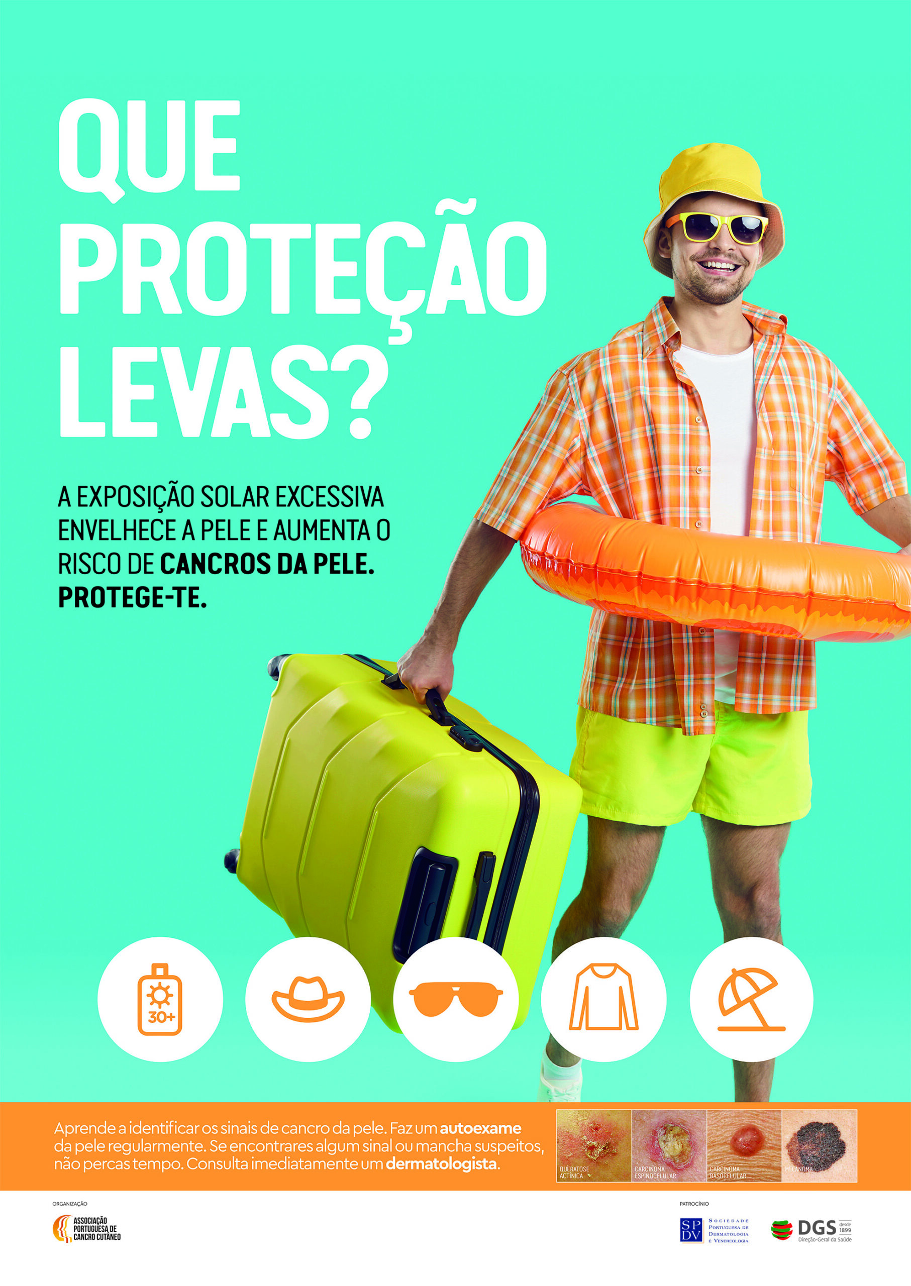 Campanha sensibiliza sobre exposição solar excessiva