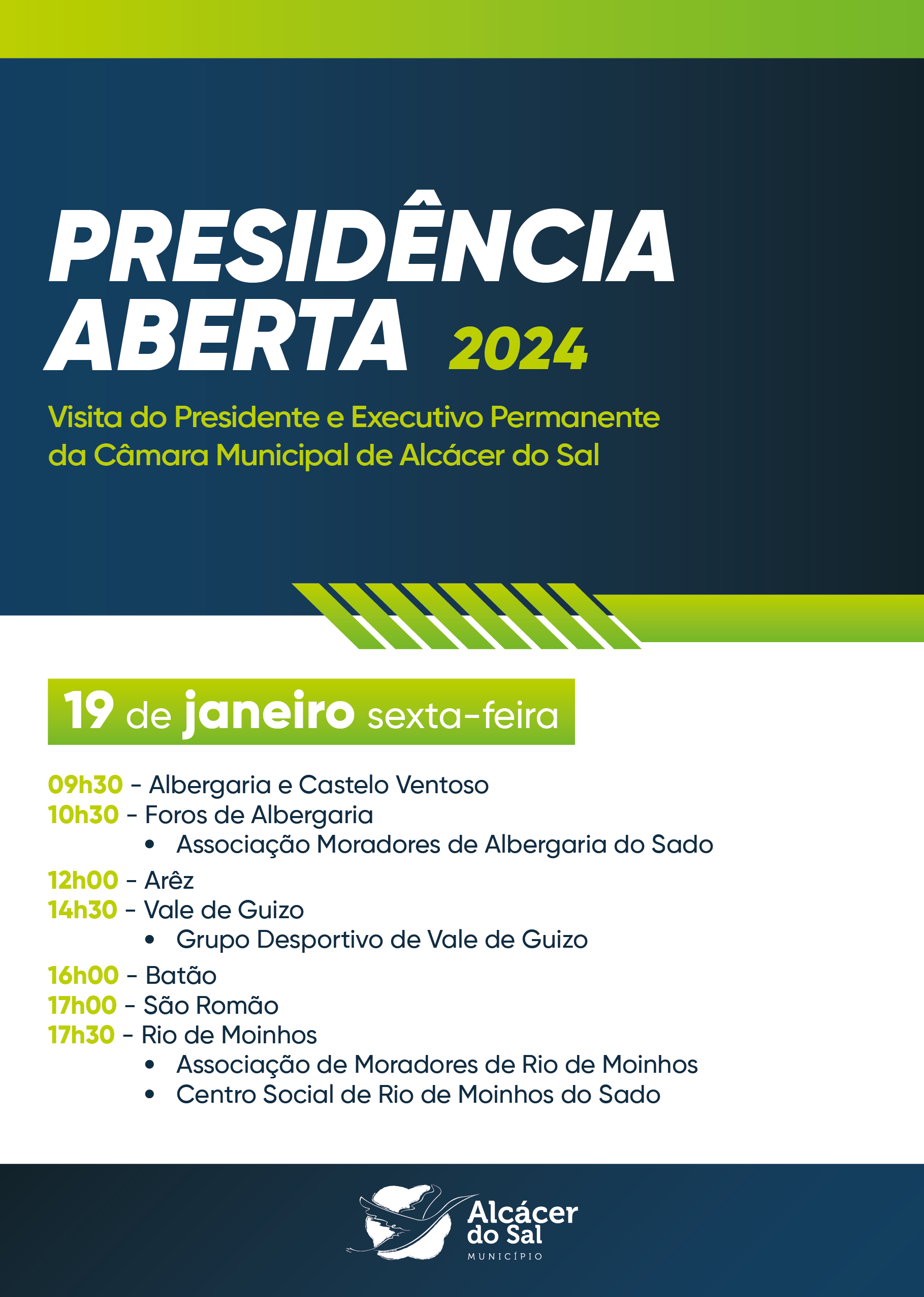 Flyer - Presidência Aberta - dia 19 janeiro