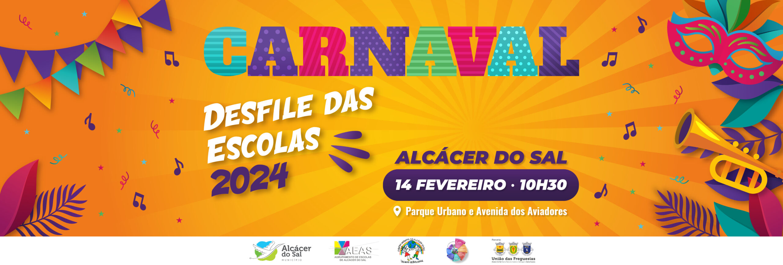 Desfile de Carnaval das Escolas adiado para quarta-feira, dia 14 de fevereiro