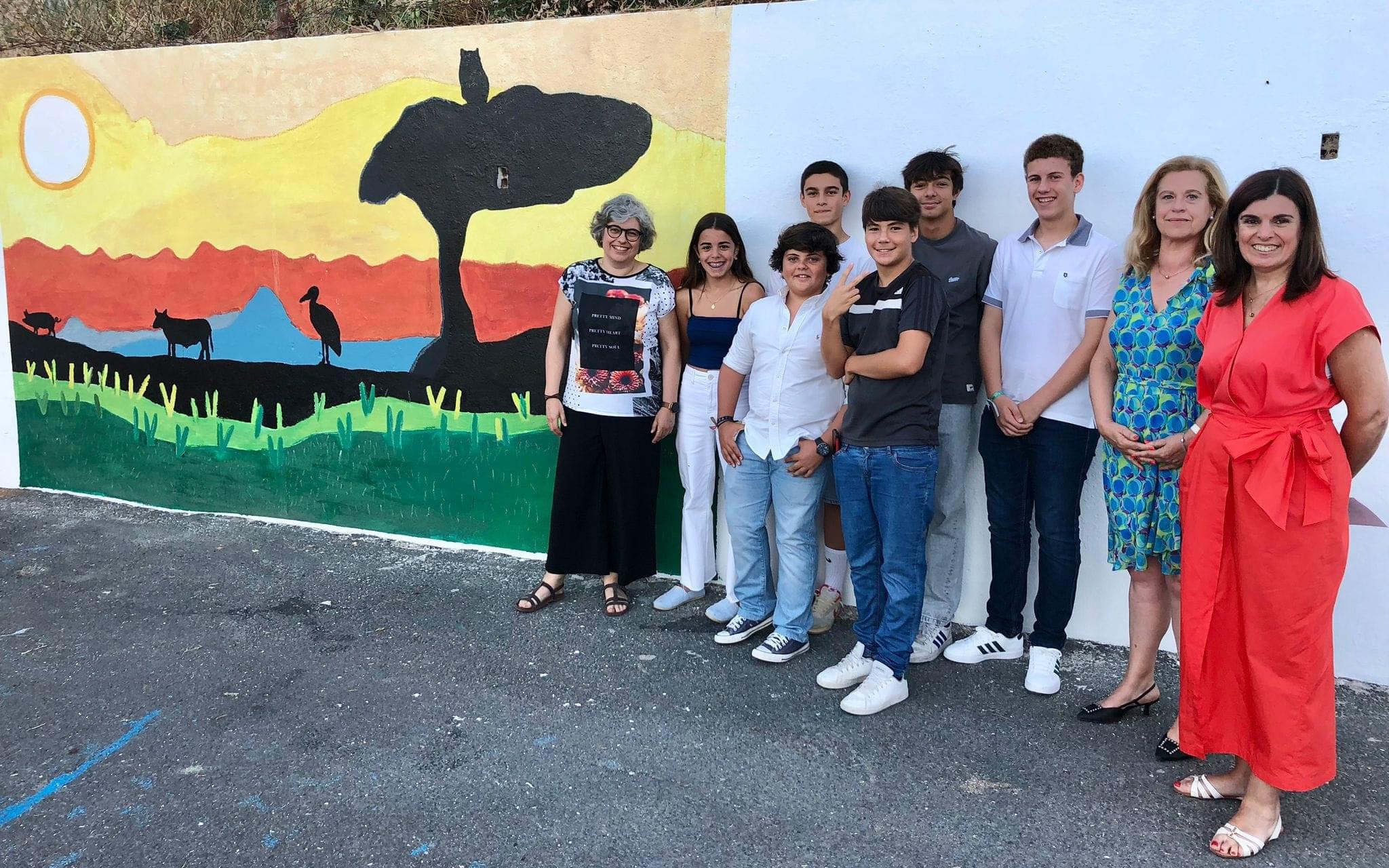 Mural eco escolas torrão bernardim ribeiro