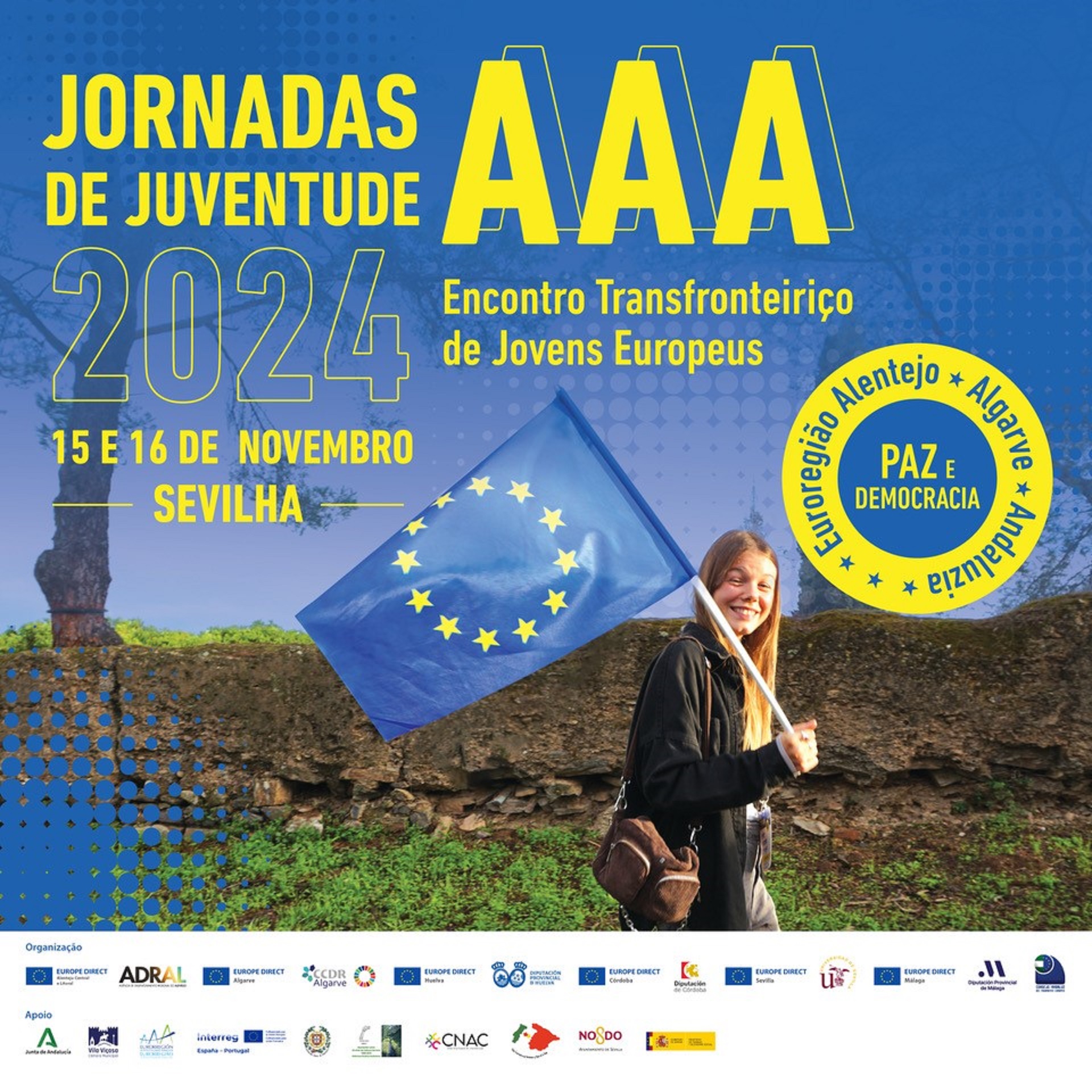 Inscrições abertas para a III edição das Jornadas da Juventude AAA (Algarve, Alentejo, Andaluzia)