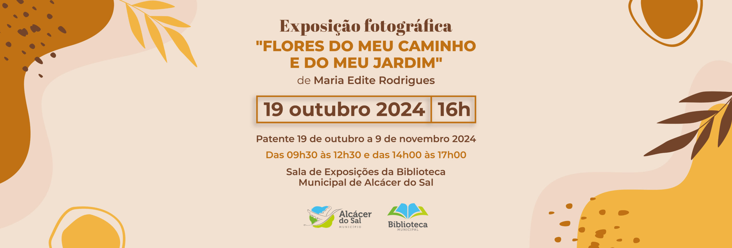 Exposição “Flores do meu caminho e do meu jardim” inaugurada a 19 de outubro