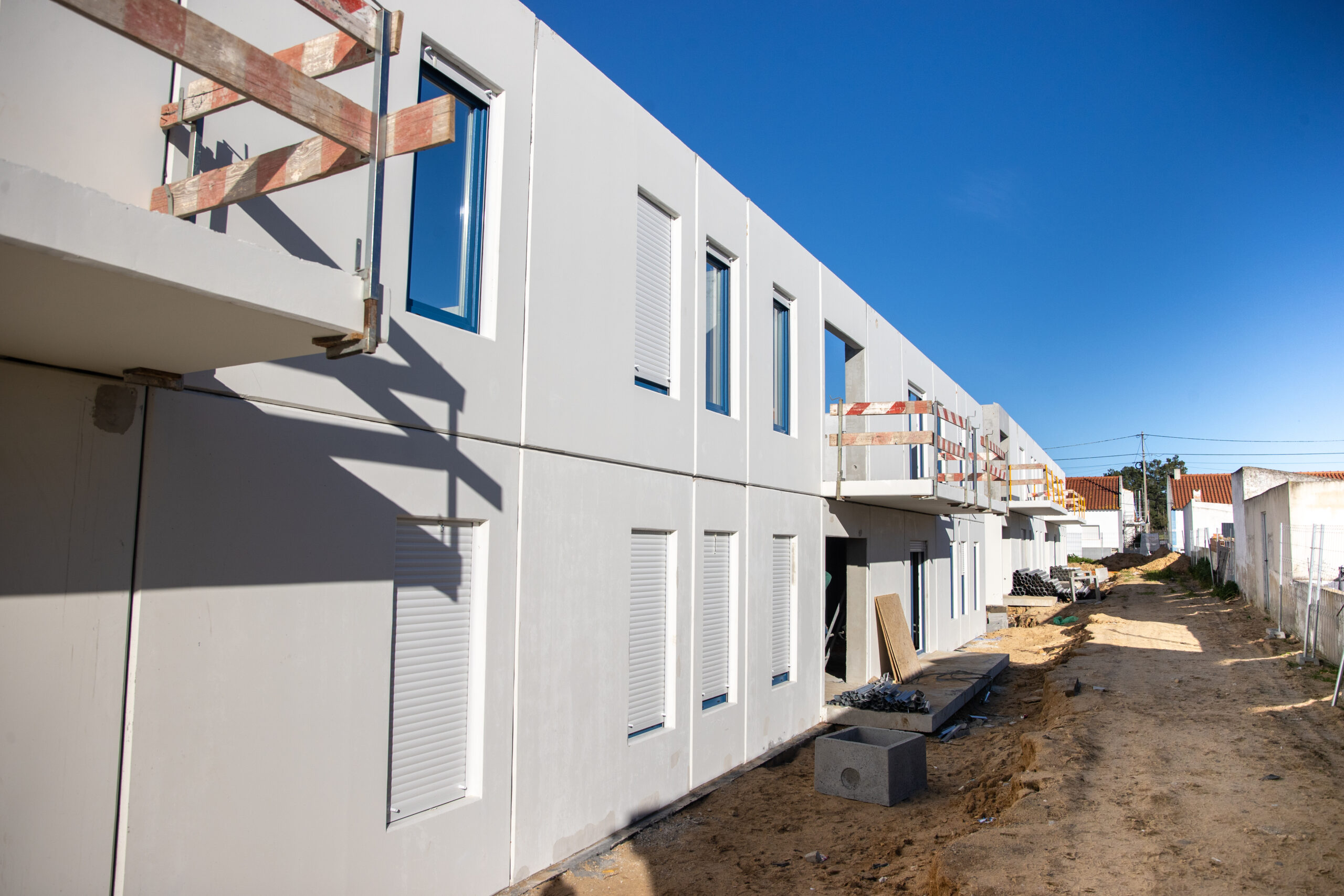 Obra das habitações a preços acessíveis no Bairro de São João decorre a bom ritmo