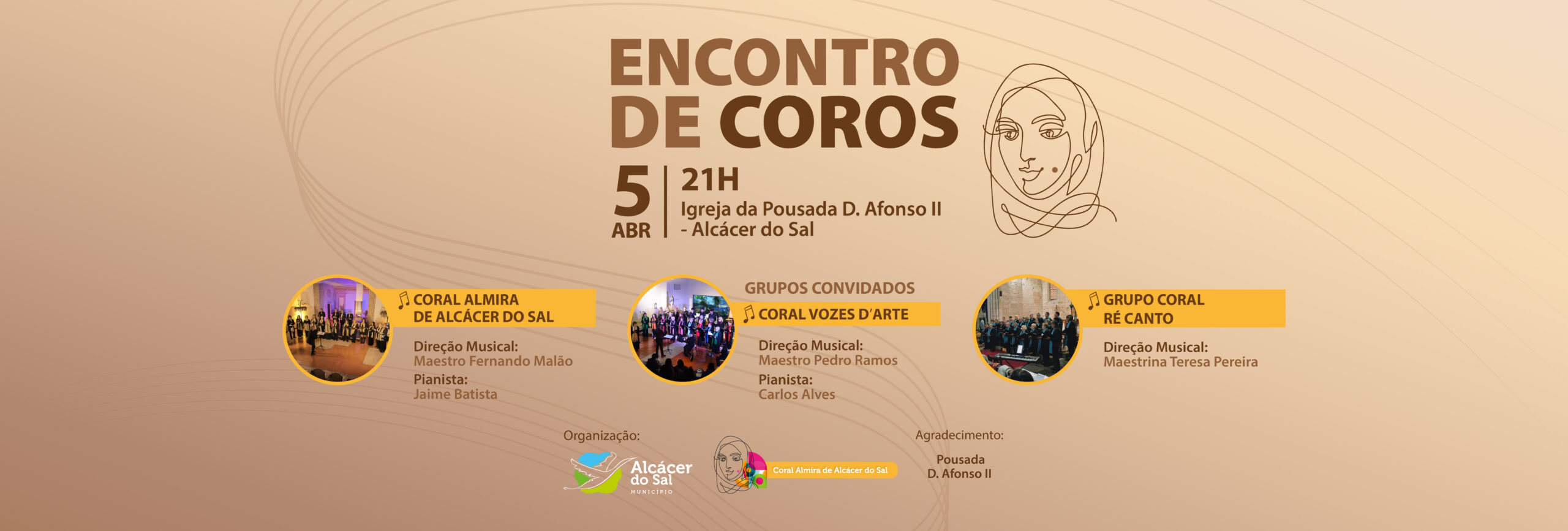 Encontro de Coros vai juntar dois grupos convidados ao Coral Almira de Alcácer do Sal na Igreja ...
