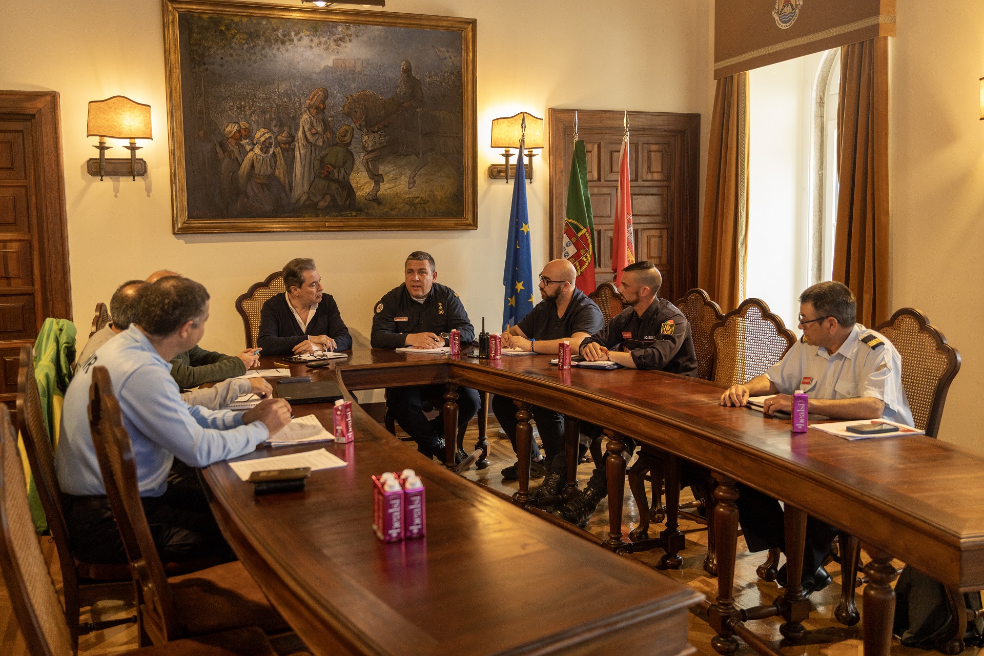 ANEPC ICNF GNR E Bombeiros realizaram reunião de trabalho de preparação do DECIR 2025 na tarde...