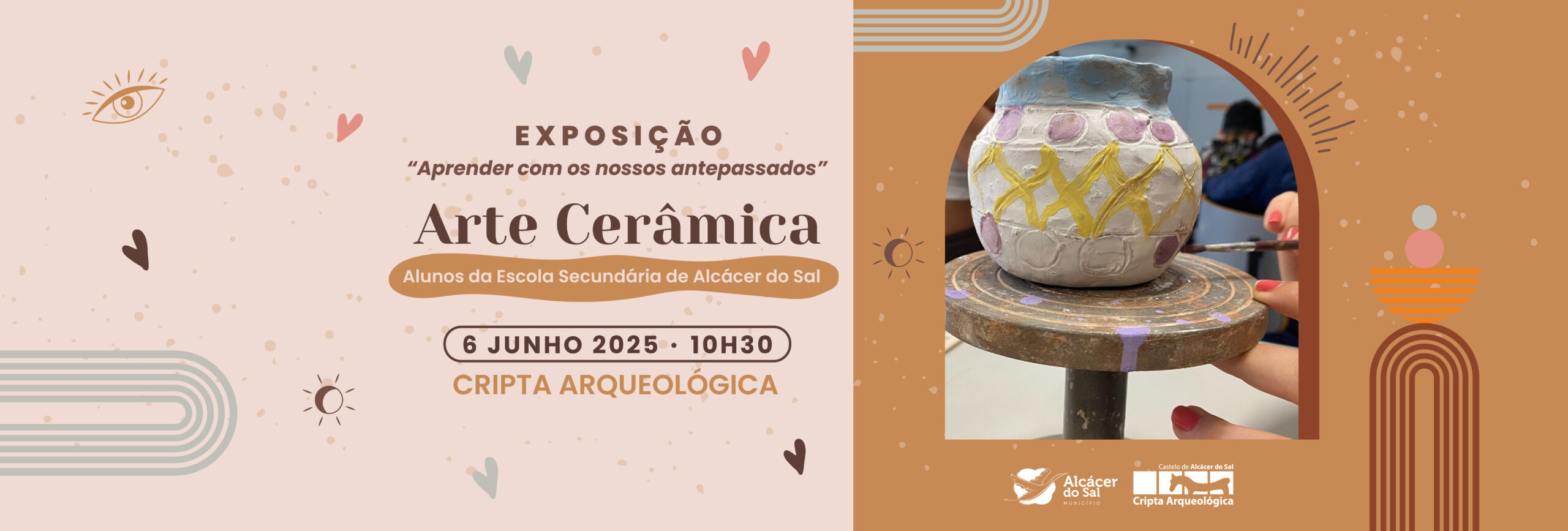 imagem site_Exposição Arte Cerâmica alunos escola sec.