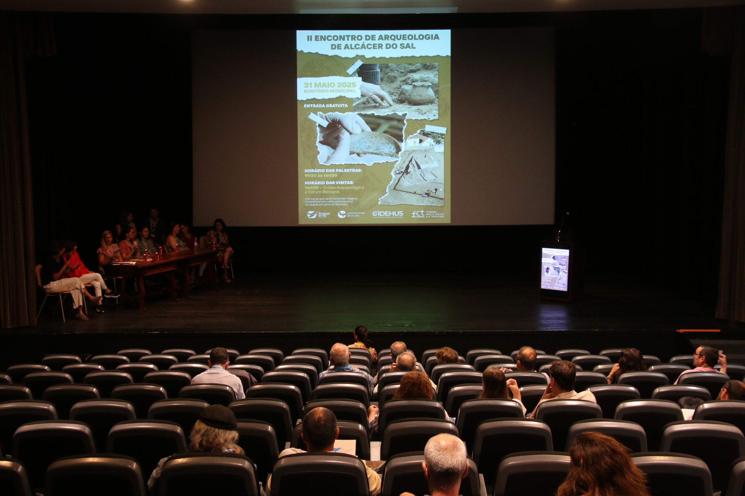 Auditório Municipal acolheu II Encontro de Arqueologia de Alcácer do Sal no sábado