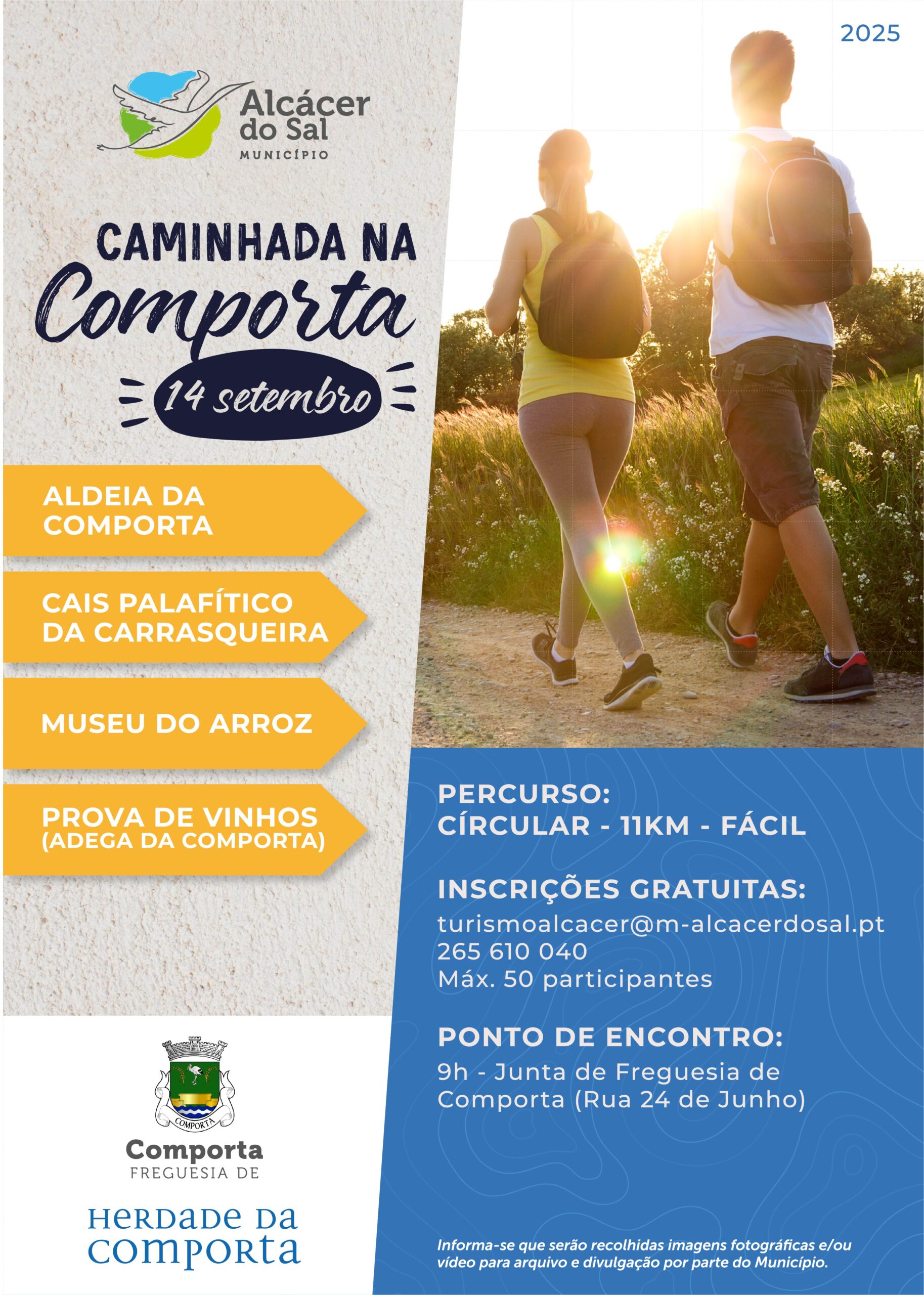 Cartaz_Caminhada Comporta
