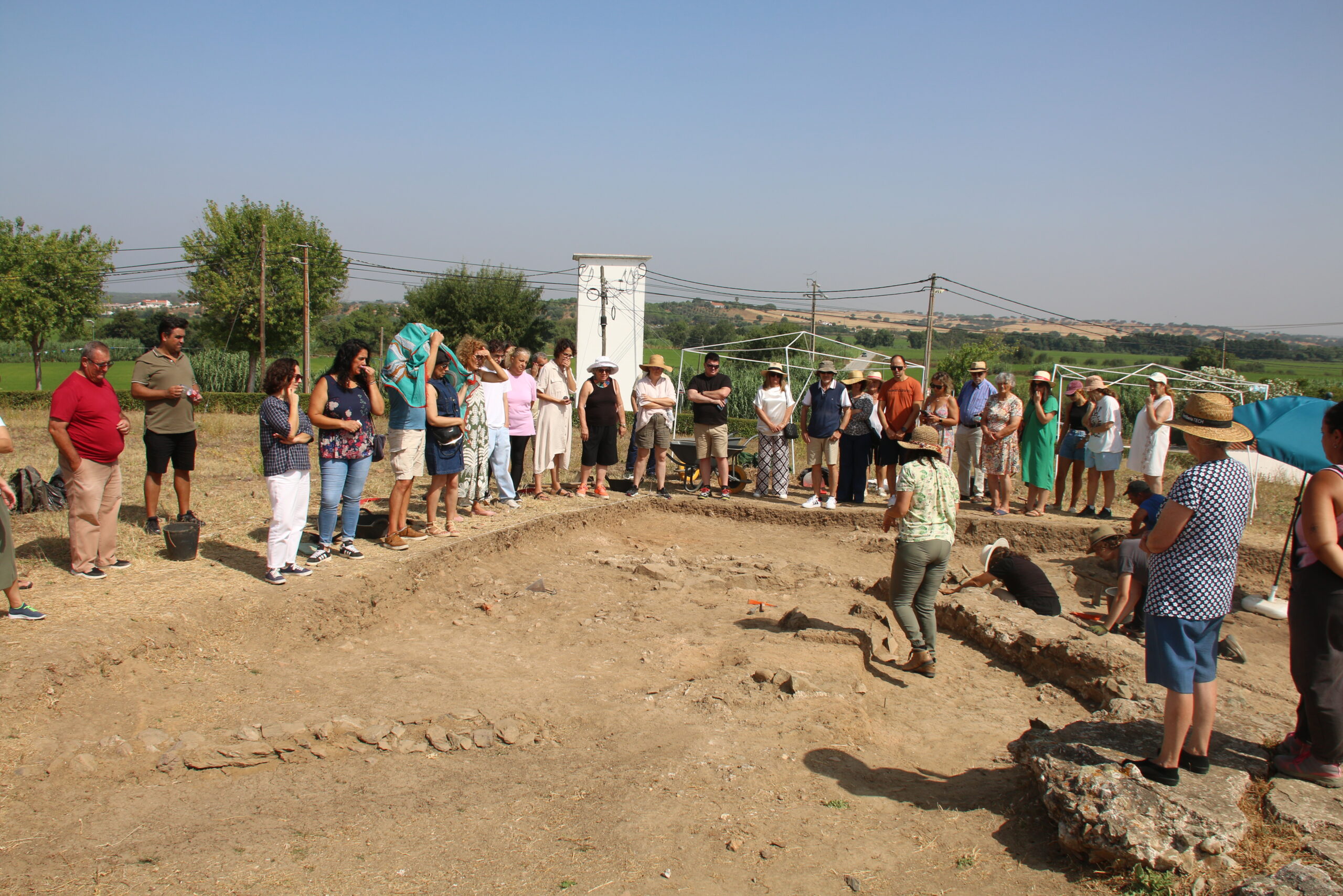 Escavação arqueológica da Villa Romana de Santa Catarina de Sítimos recebeu iniciativa de dia...