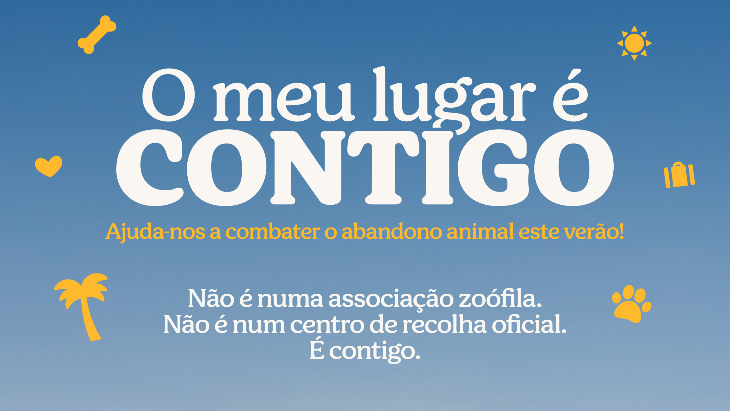 Campanha “O Meu Lugar é Contigo” sensibiliza para o combate ao abandono de animais d...