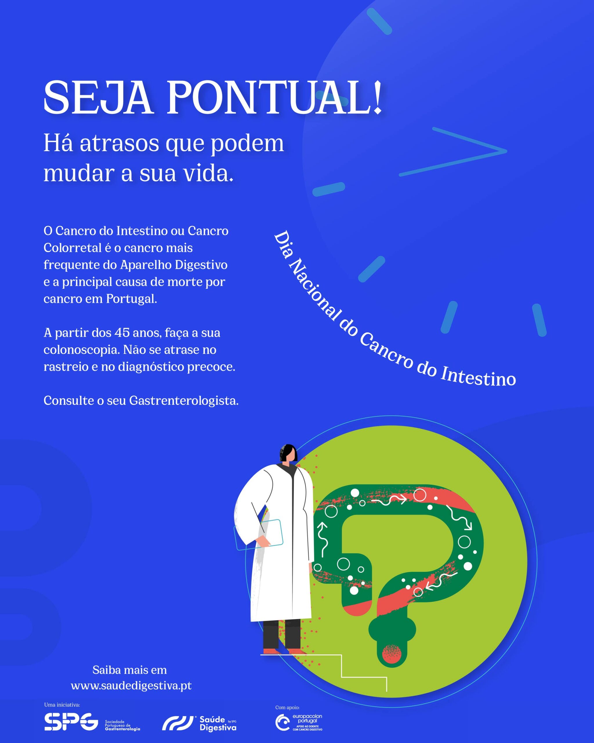 Sociedade Portuguesa de Gastrenterologia alerta para a importância do diagnóstico precoce do ca...