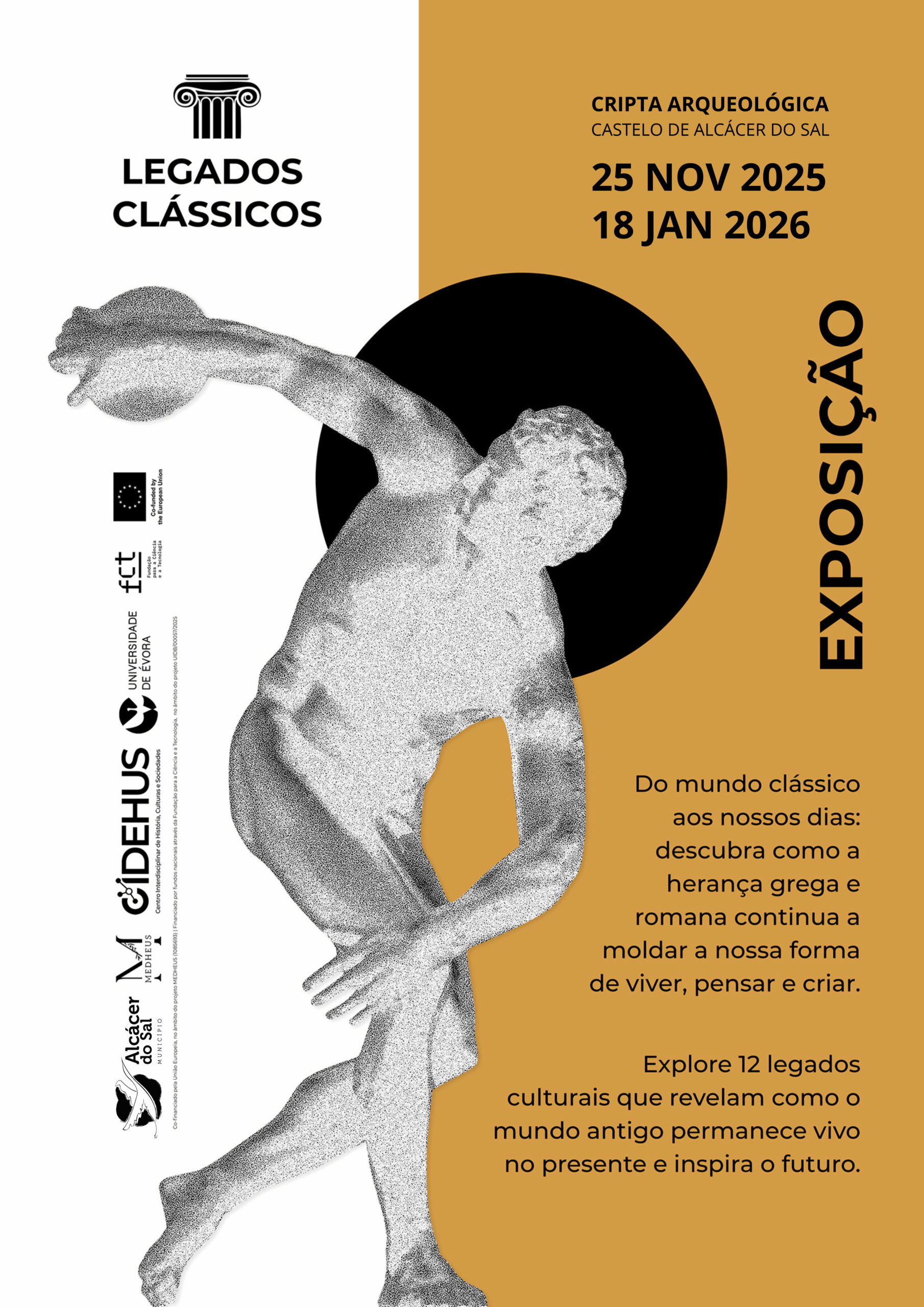 Exposição “Legados Clássicos” explora herança cultural das civilizações grega e...