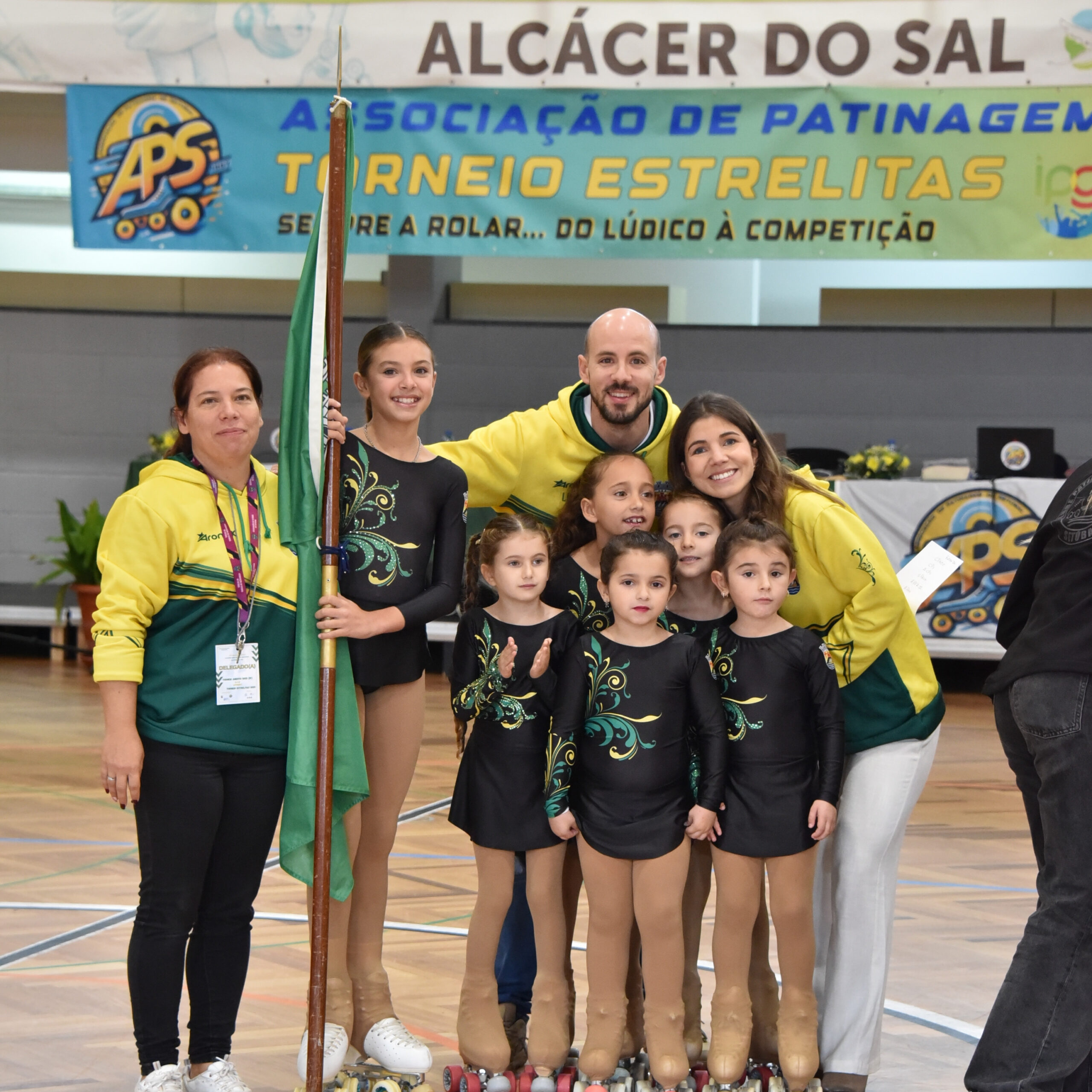 Secção de patinagem do Atlético Clube Alcacerense teve mais de três dezenas de atletas a comp...