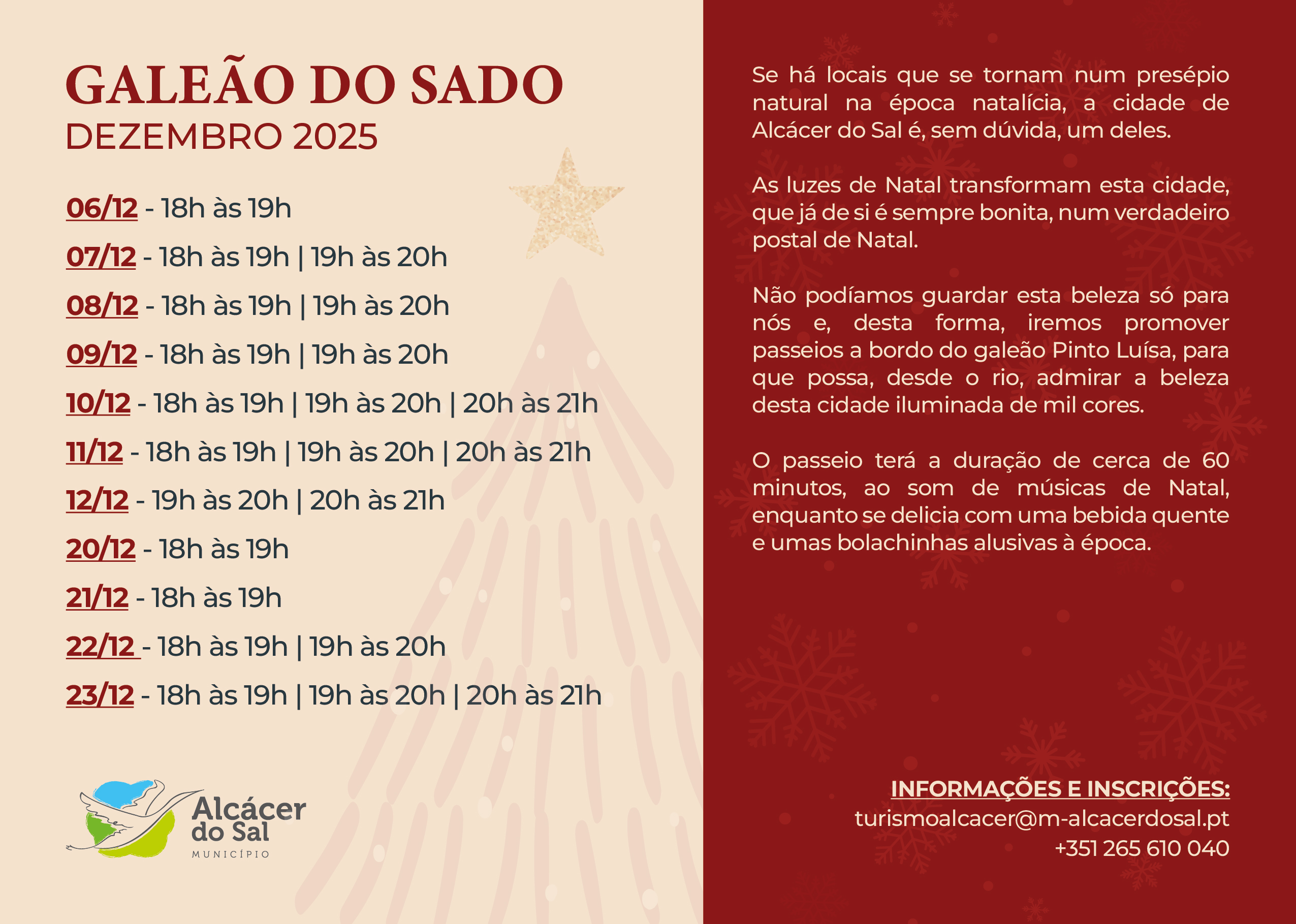 Flyer Passeio de Galeão 2025 (verso)