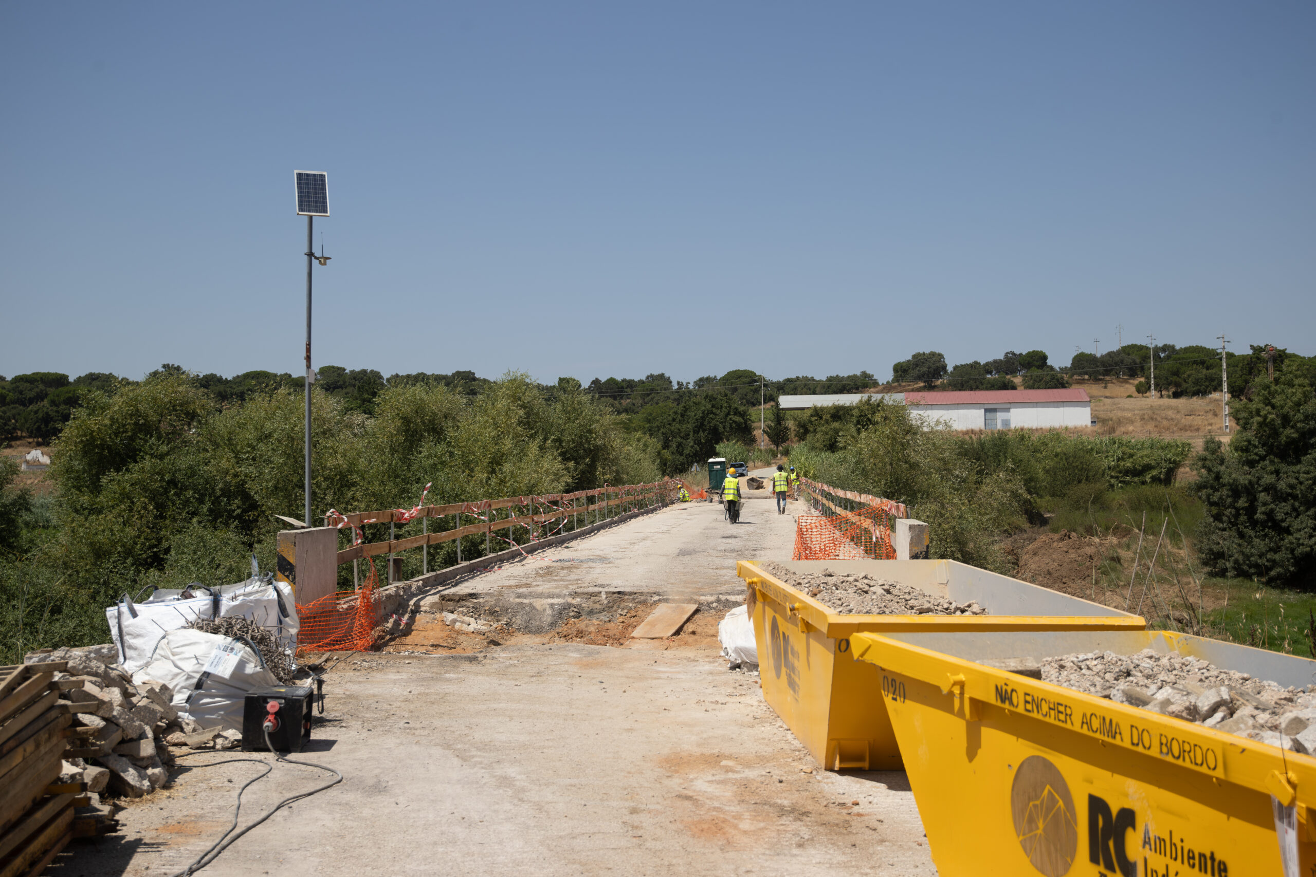 Empreitada de reparação da Ponte de São Romão decorre a um bom ritmo